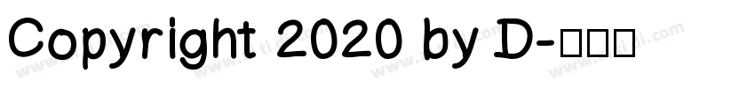 Copyright 2020 by D字体转换